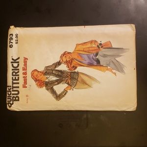 #Butterick #80s #Jacket #Sewing #Pattern